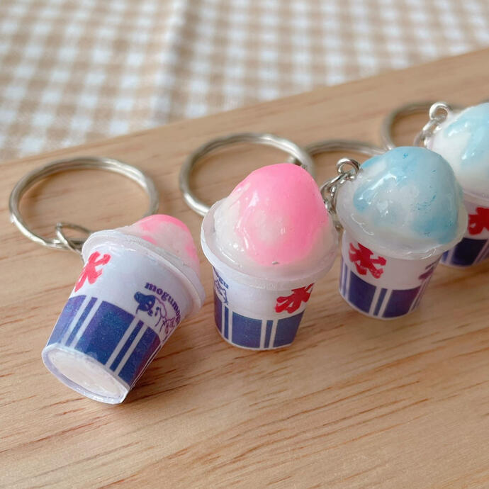 DIY DESSERTS - Shaved Ice Keychain [Resin Clay]